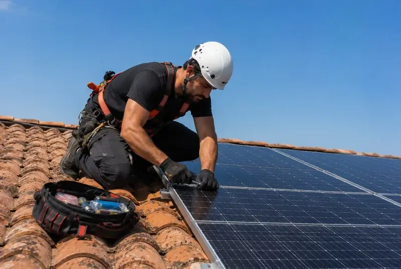 Maintenance et monitoring de panneaux solaires à Lons