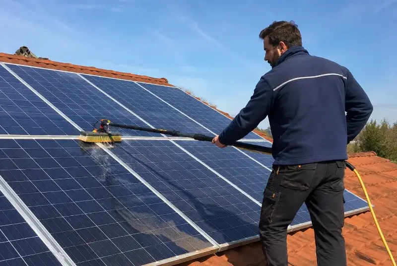 Nettoyage et entretien de panneaux solaires à Lons